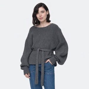 Sea New York Nellie Gray Knit Sweater